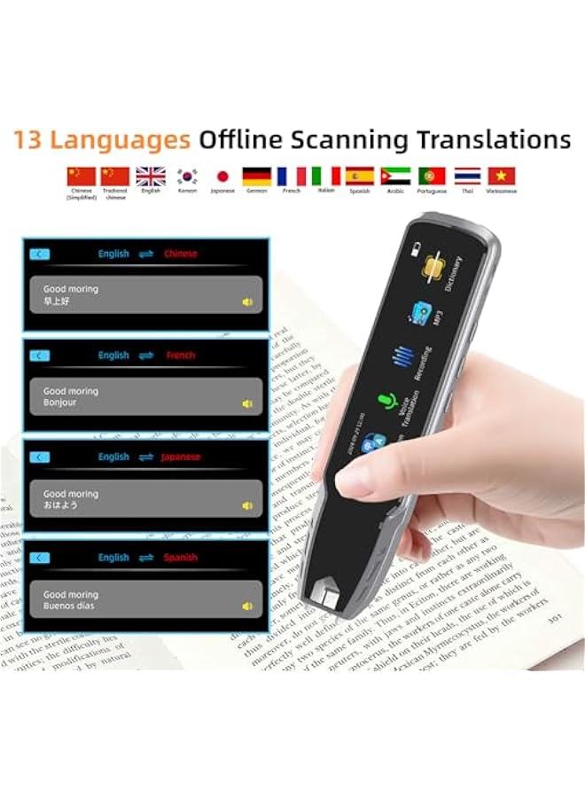 ANKOVO Translator Pen & Scan Reader Pen for Dyslexia,Language Learners & Learning Difficulties,Translation Pen for 112 Languages - Image 2