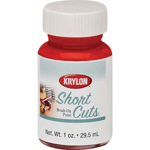Krylon KSCB005 Short Cuts Brush-On Paint, 1-Ounce, Red Pepper - Image 2