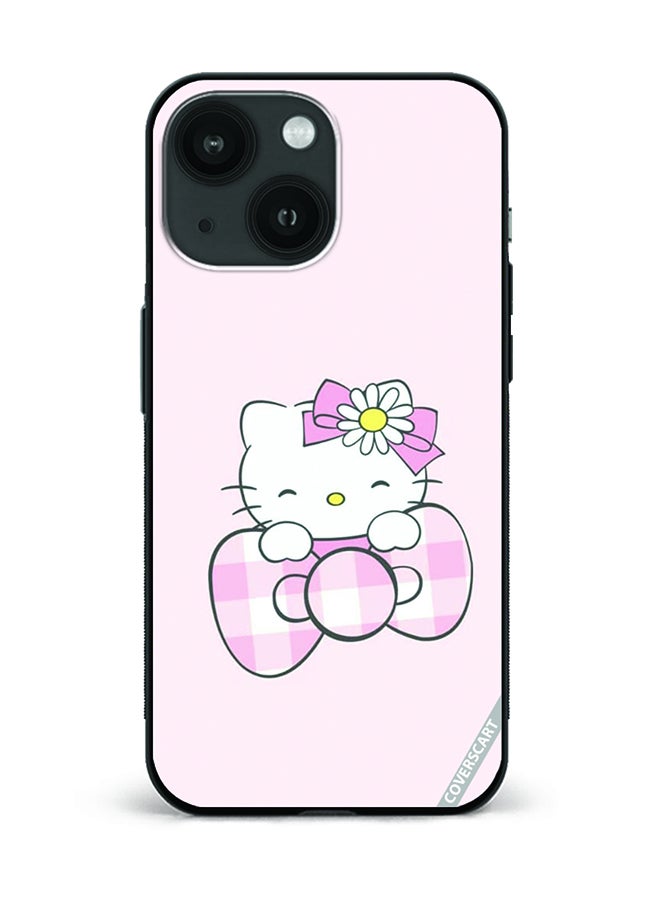 COVERSCART Protective Case Cover For Apple iPhone 15 Hello Kitty Design Multicolour