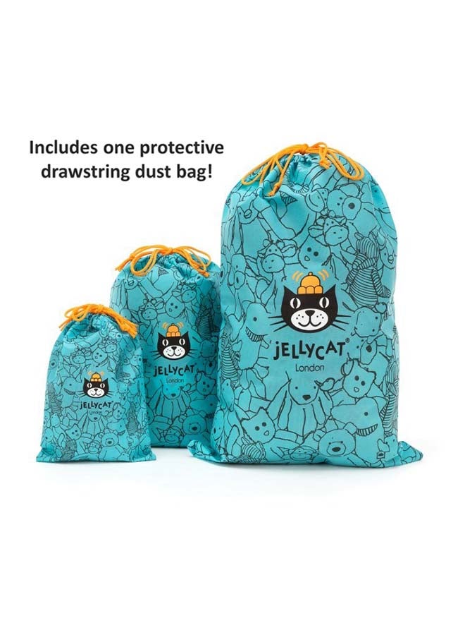 Jellycat Little Snowman – Soft White Plush Snowman with Carrot Nose & Twig Arms – 18cm Winter Toy for Kids, Christmas Décor & Gifting - Image 5