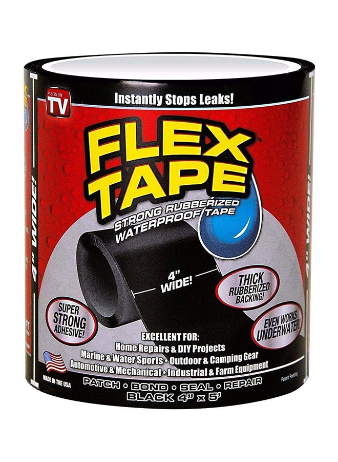 Flex Tape Black Strong Rubberized Waterproof Seal Tape