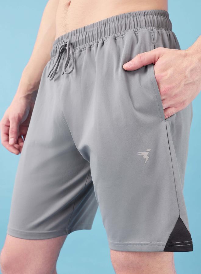 تكنوسبورت شورت تكنوسبورت سادة بأربعة اتجاهات مطاطية - Image 2