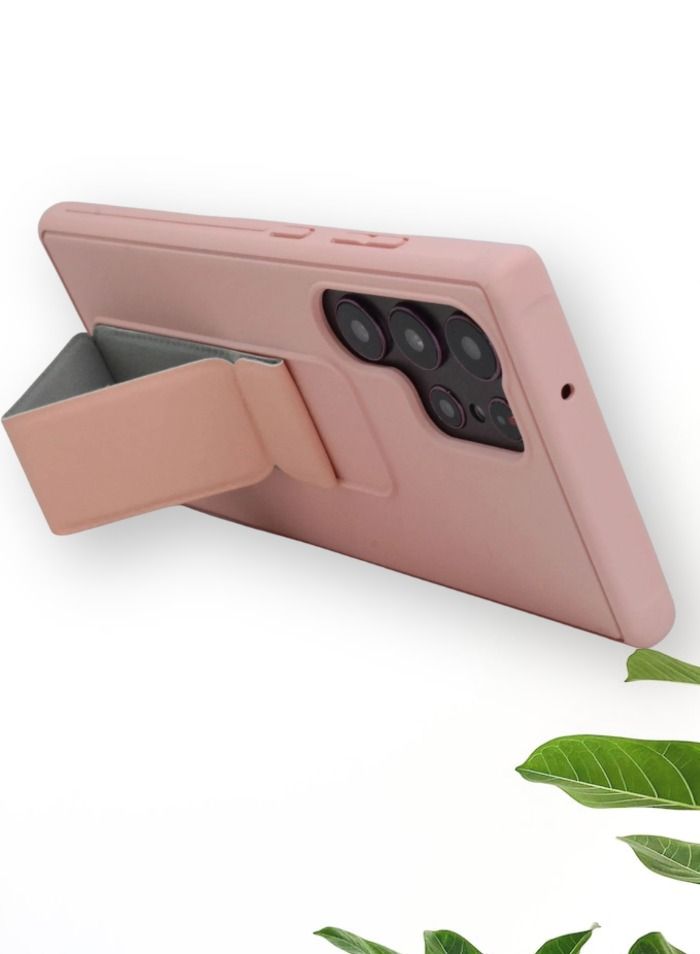 BORTONY Galaxy S23 Ultra Case Fully Covered With Finger Grip Stand Holder Anti Slip Shockproof Protective Case Cover For Samsung Galaxy S23 Ultra 5G - Image 4