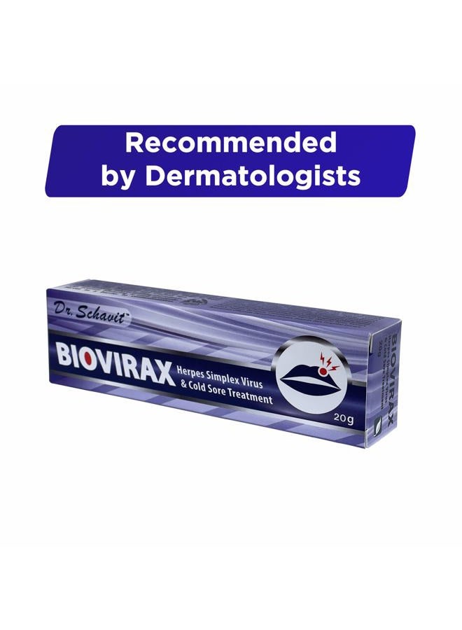 Dr. Schavit BioVirax Cold Sore Treatment – Natural Healing Cream, Prevent Spread of Cold Sores – Home Remedy, Easy Application 20 mg - Image 5
