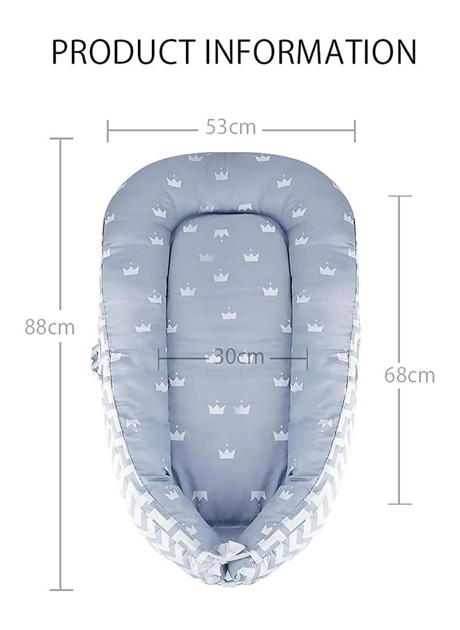 SKY-TOUCH - Baby Lounger With Pillow, Memory Foam Base, 0 - 12 Months - Image 1