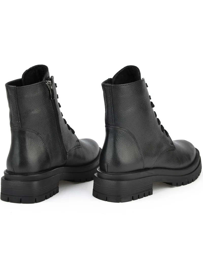 Ziya Women's Leather Boots 143359Z305 Black