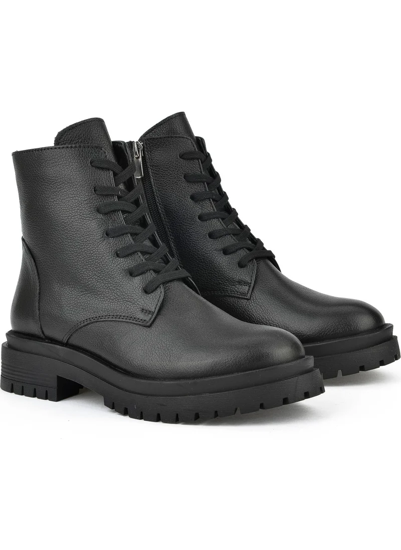 Ziya Women's Leather Boots 143359Z305 Black
