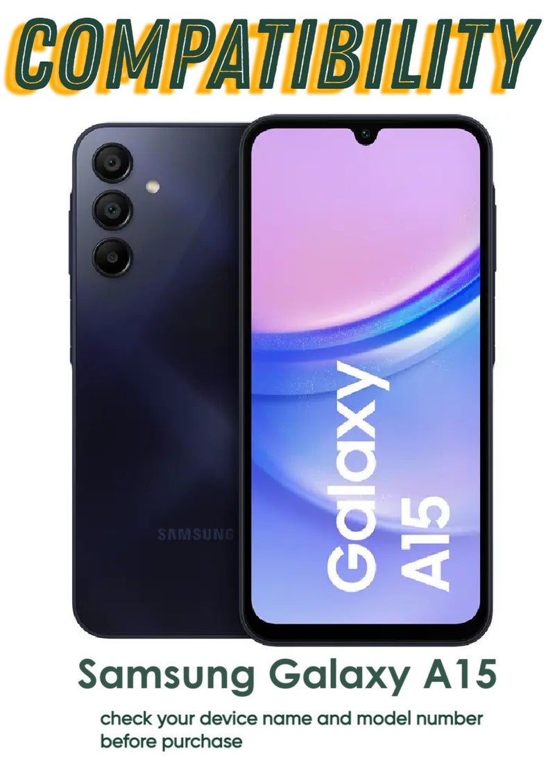 ACLIX 4 Pieces Antistatic ESD Dustproof Premium Quality High Definition Tempered Glass Screen Protector Designed For Samsung Galaxy A15 - Image 3