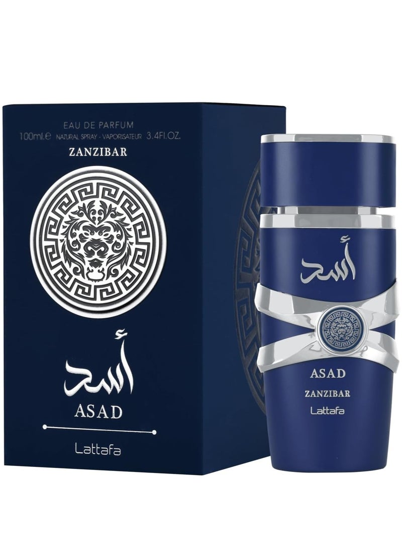 Lattafa Asad Zanzibar for Men Eau de Parfum by Lattafa_ 100ml - Image 1