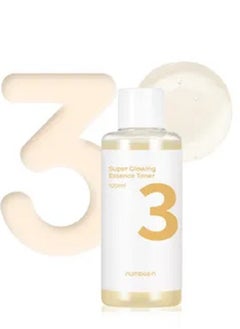 numbuzin numbuzin No.3 Super Glowing Essence Toner | Fermented Ingredients, Niacinamide, Galactomyces, glowy skin radiance | Korean Skin Care for Face, 100 ml  - Image 1
