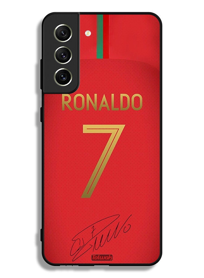 Tolwak Samsung Galaxy S21 FE 5G Protective Case Cover Ronaldo 7 - Image 3