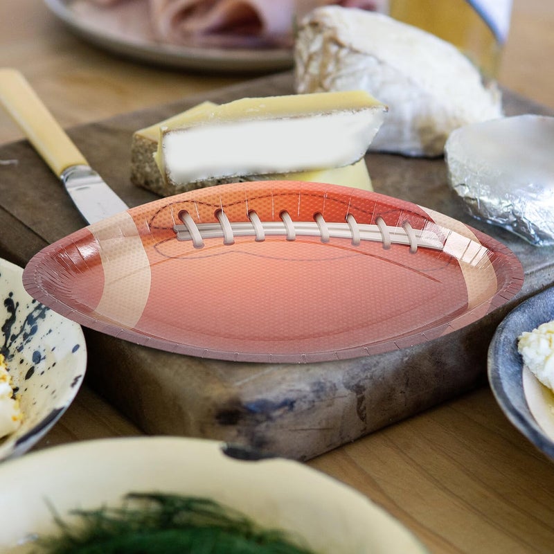 Disposable Football Paper Plates 20 Count For Game Day And Sports Party Supplies - Image 5
