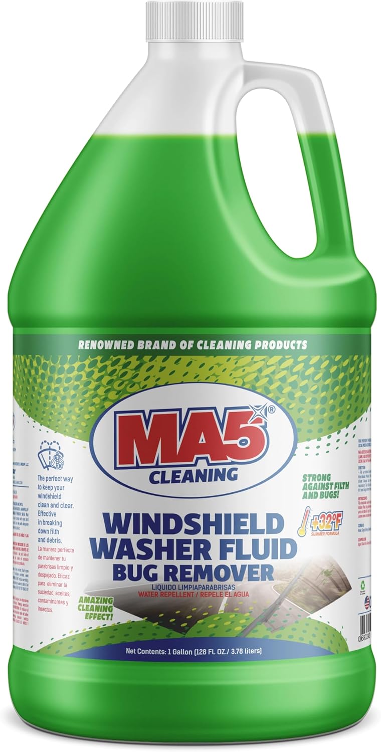 MA5x CLEANING SUPPLIES MA5X Bug Remover Windshield Washer Fluid, 1 Gallon - Image 1