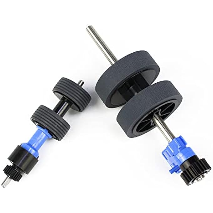 SCANNER ROLLER KIT FOR EPSON DS-530 ES-400 DS-530N DS-570W DS-770 DS-870 DS-970 FF-680W - ROLLER ASSEMBLY KIT - EASY INSTALLATION - UP TO 200,000 CYCLES - Image 1