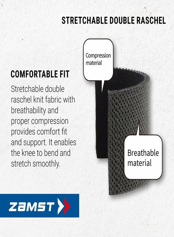 Zamst JK-2 | Premium Knee Brace Immobilizer | Patella Support Stabilizer for Compression | Ligament Tear Wraparound Stabilizer for Men & Women | Knee Support For Sports | X - Large | - Image 4