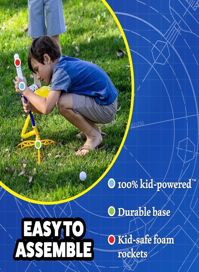 Stomp Rocket Jr Glow Rocket Refills, 6 Rockets - Replacement Glow in The Dark Rockets for Soft Foam Rocket Launcher for Kids - Fun Backyard & Outdoor Kids Toys Gifts for Boys & Girls - Image 5