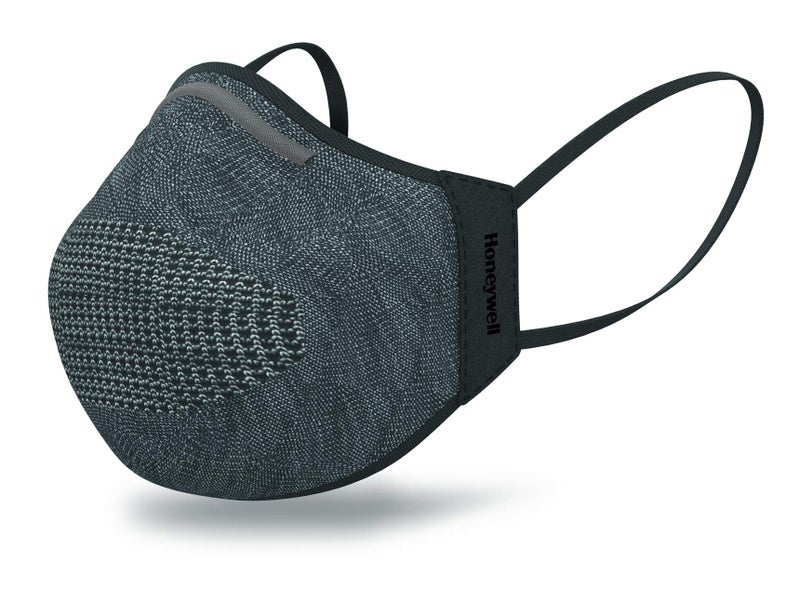 Honeywell Safety 4-Pack Dark Gray Dual Layer Face Covers with 32 Replaceable Inserts, Size M/L (RWS-50112),Dark Grey - Image 1