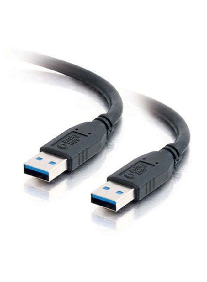 C2G كابل تمديد USB طويل، كابل USB، كابل USB A إلى A، أسود، 9.84 قدم (3 أمتار)، كابلات للذهاب 54172 - Image 1