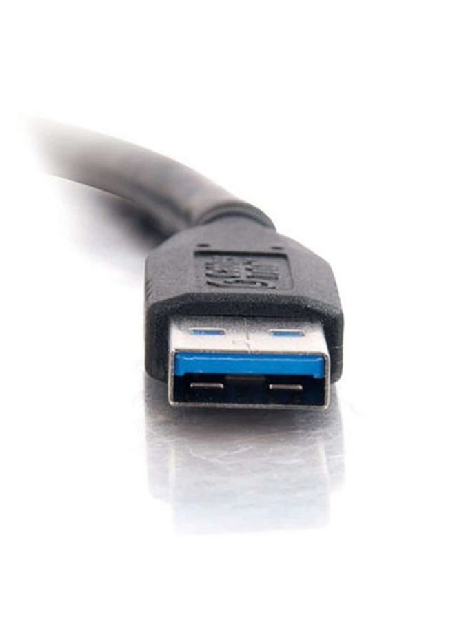 C2G كابل تمديد USB طويل، كابل USB، كابل USB A إلى A، أسود، 9.84 قدم (3 أمتار)، كابلات للذهاب 54172 - Image 3