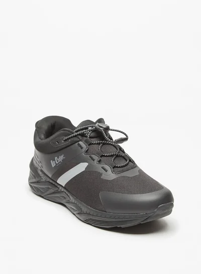 Lee Cooper Mens' Panelled Lace-Up Sneakers