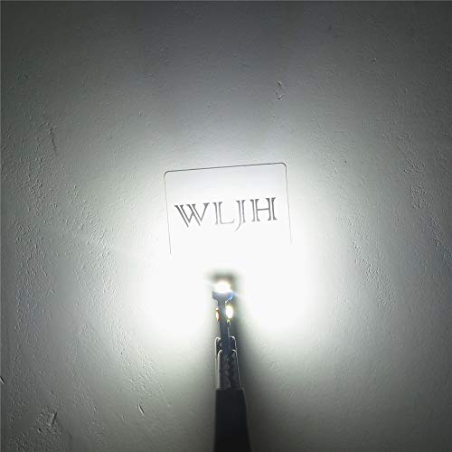 WLJH 6x T5 Led Wedge Bulbs Canbus Error Free 74 73 17 Extremely Bright White 3030 Chipsets for Auto Car Gauge Cluster Dashboard Light Lamp Instrument Panel Indicators - Image 4