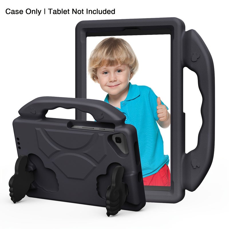 حافظة جهاز لوحي باللون الرمادي لجهاز Samsung Tab A7 Lite 8.7 T220 T225 مقاومة للصدمات مع حامل - Image 1