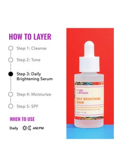 GOOD MOLECULES Good Molecules Daily Brightening Serum - Hydrating Facial Serum with Beta Arbutin and Hyaluronic Acid to Moisturize - Anti-Aging Skincare for Face  - Image 4