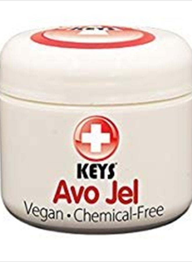 أفو جيل طبيعي بالكامل، بديل نباتي، خالي من المواد الكيميائية، جل بترولي خالي من المواد الطبيعية لحماية البشرة مصنوع من زيت الأفوكادو العضوي الجليدي النقي، 2 أونصة