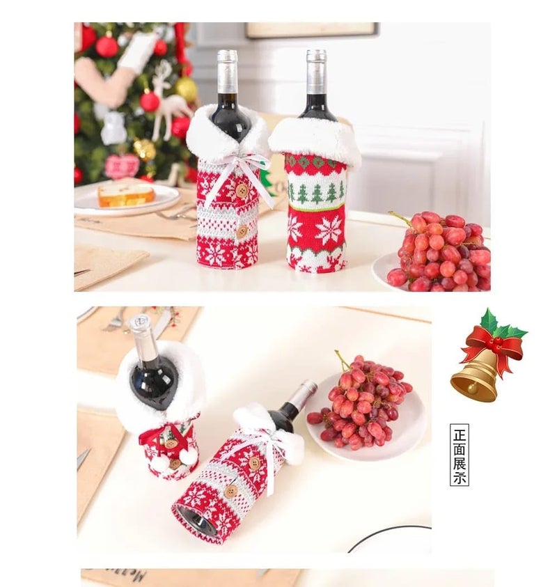 The Decor Wick The Décor Wick Christmas Santa Wine Bottle Cover - Image 4