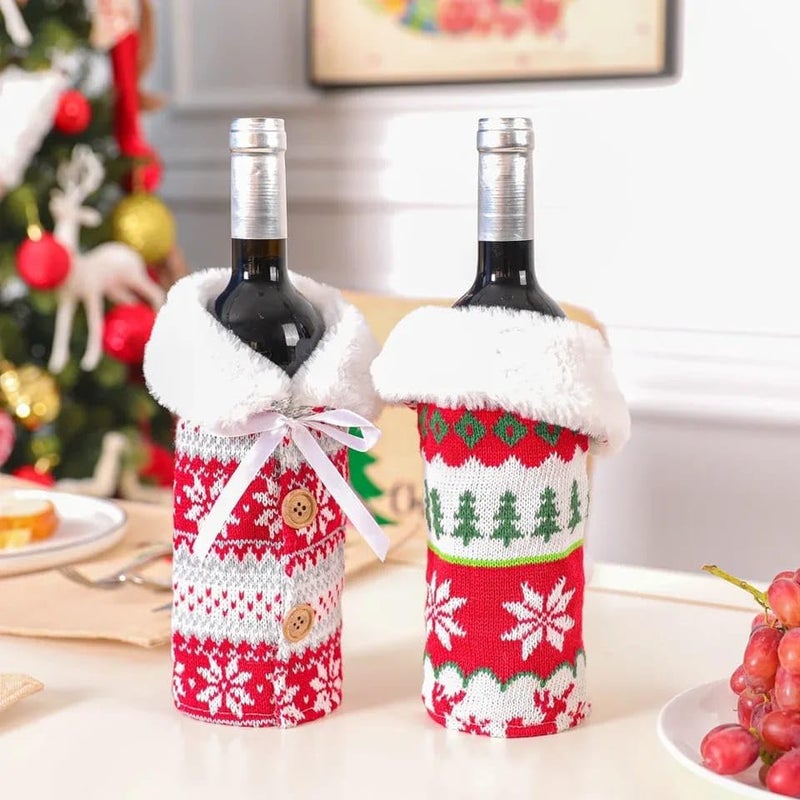 The Decor Wick The Décor Wick Christmas Santa Wine Bottle Cover - Image 2