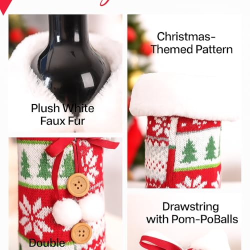 The Decor Wick The Décor Wick Christmas Santa Wine Bottle Cover - Image 3