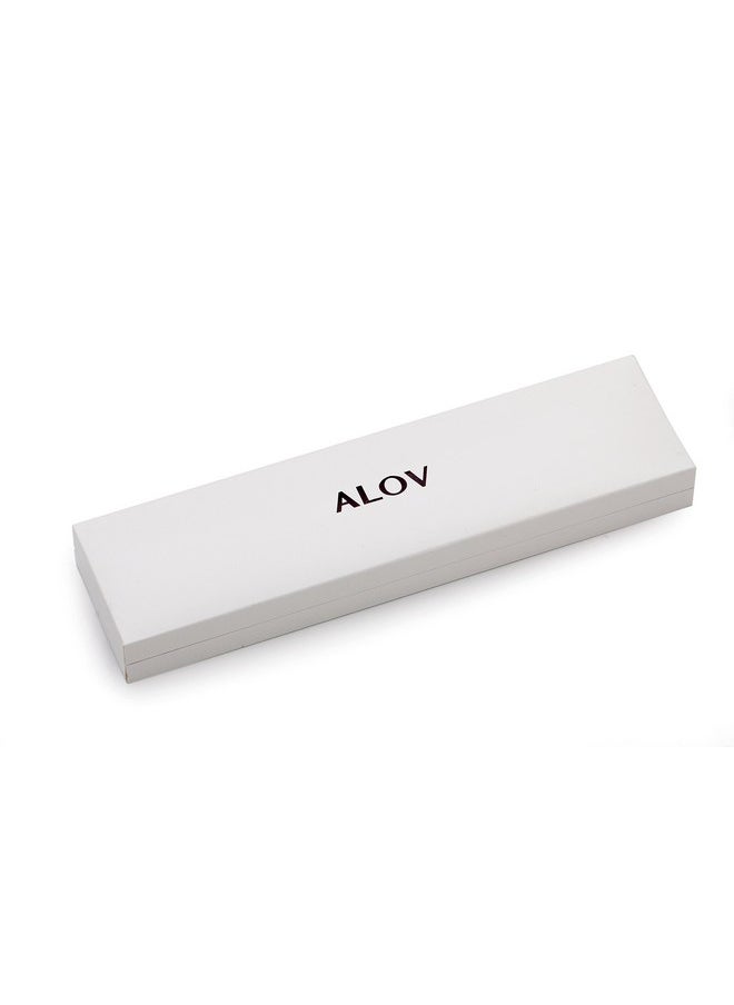 ALOV Jewelry Sterling Silver Initial Letter Alphabet Love Heart Cubic Zirconia Pendant Necklace (J)  - Image 4