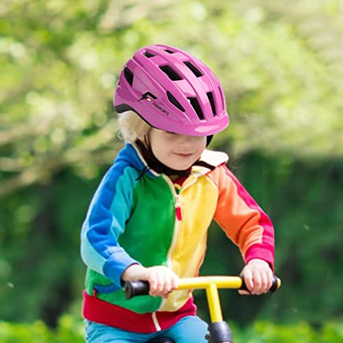 FABSPORTS Kid's Light Weight Bicycle/Bike Adjustable Size Superior Ventilation Safety Helmet for Cycling/Skating/Skate Boarding (Pink, 5-12 Years) - Image 2