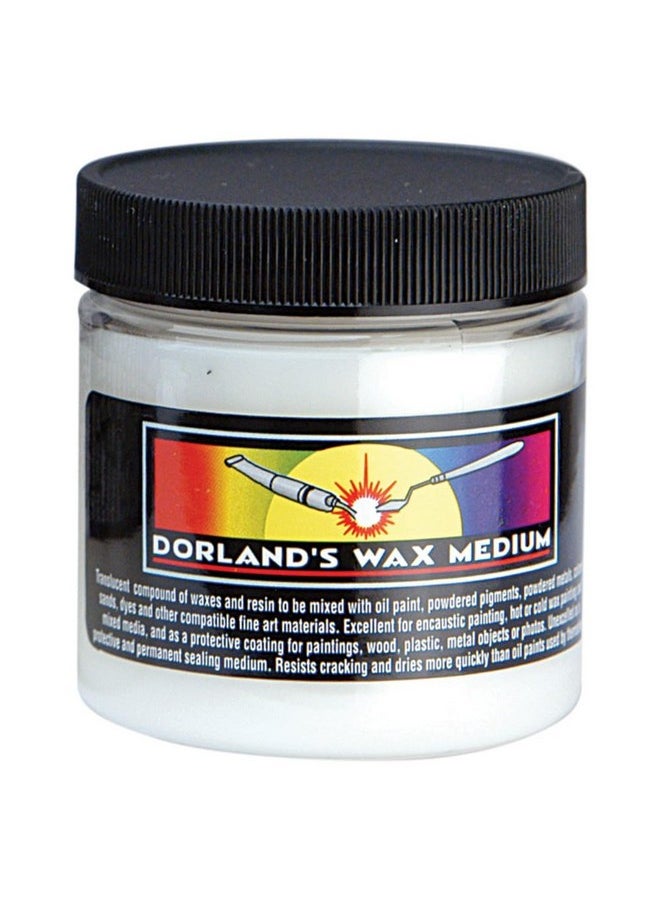 Jacquard Dorlands Wax 4 Ounce Versatile Pure Wax And Damar Resin Protective Topcoat For Sealing And Finishing 