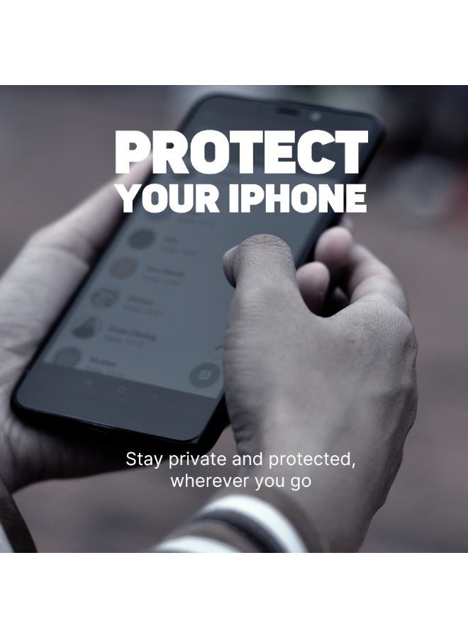 FITIT Tempered Glass Screen Protector for iPhone 16 Pro Max – Privacy Filter, Drop Protection, HD Clarity – fitit - Image 5