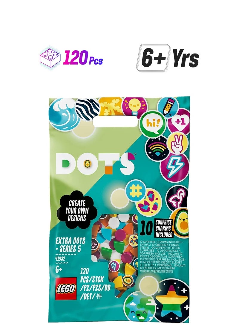 LEGO DOTS Extra DOTS – Series 5 41932 DIY Craft Decoration Kit - Image 1