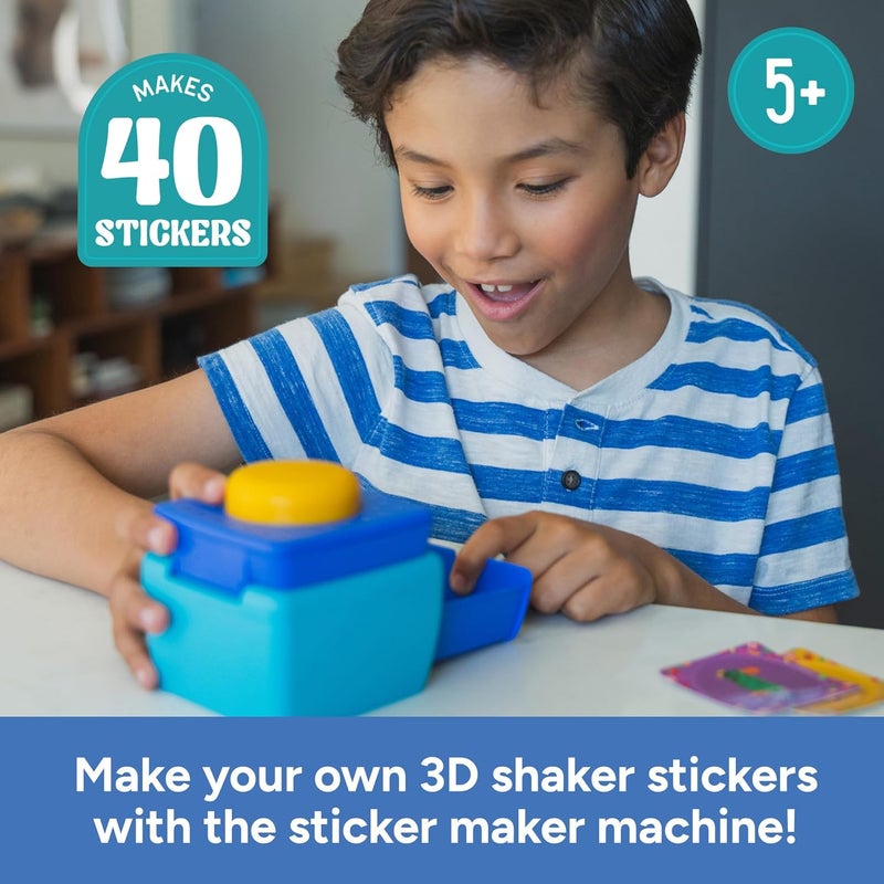 Educational Insights 3D Sticker Maker Kit - Craft Kit for Kids, Mess Free Activity, Make Your Own Sticker Machine, DIY Puffy Stickers for Kids, Creative Gifts for Boys & Girls Ages 5+ - Image 2