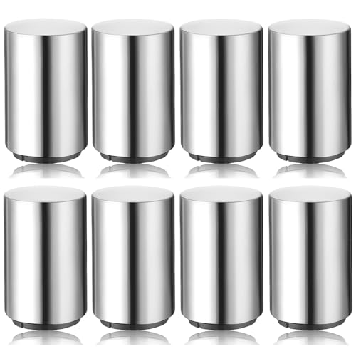 SmaringRobot Portable Push Down Magnetic Beer Bottle Openers 8 Packs No Damage to Caps Quick to Open Automatic Stainless Steel Pop the Top Cap Opener for Home Bar Camping and Traveling Bartender Opening Tool - Image 1