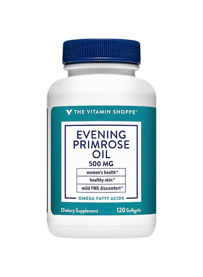 The Vitamin Shoppe Evening Primrose Oil 500MG, Natural Source of GLA (Gammia Linolenic Acid), Supplement for Women's Health & Hormonal Balance (120 Softgels) - Image 2