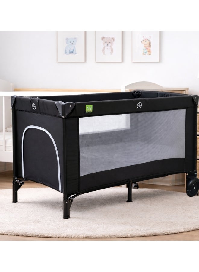 ماس محبس و سرير أطفال آمن و مريح مع حواجز شبكية للحفاظ على الأجواء الداخلية أكثر تهوية , مصنوع من مواد آمنة لطفلك - Image 1