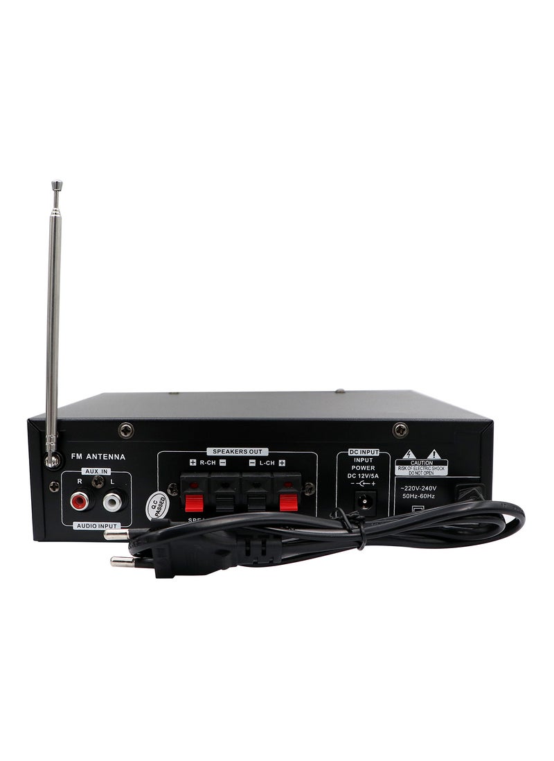 USB SD FM Karaoke Audio Power Amplifier, Black - Image 4