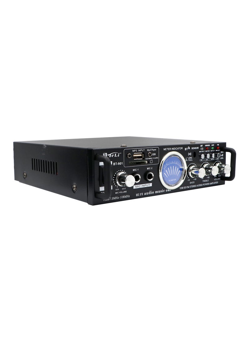 USB SD FM Karaoke Audio Power Amplifier, Black - Image 2