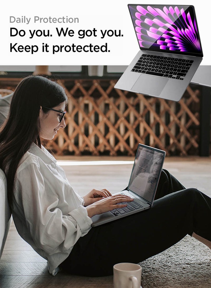 Spigen MacBook Air 15 inch Screen Protector GLAStR Slim [Premium Tempered Glass] M4 (2025) / M3 (2024) / M2 (2023) - Image 3