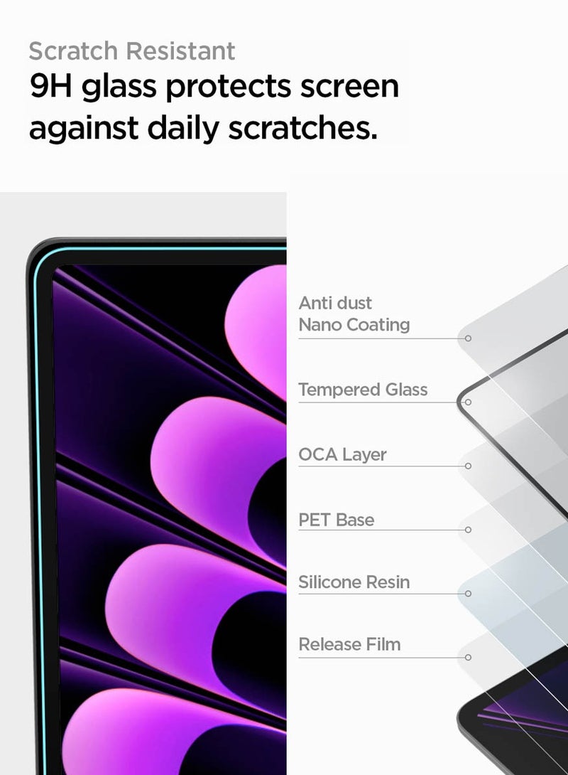 Spigen MacBook Air 15 inch Screen Protector GLAStR Slim [Premium Tempered Glass] M4 (2025) / M3 (2024) / M2 (2023) - Image 4