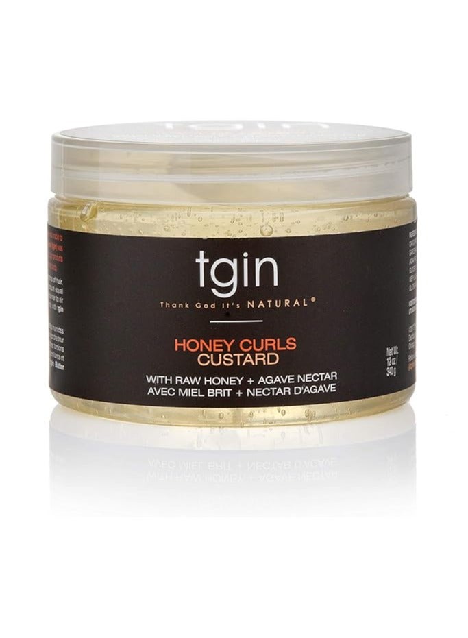 كريم تجعيد الشعر بالعسل الطبيعي للشعر الجاف والمجعد والتالف 340 مل