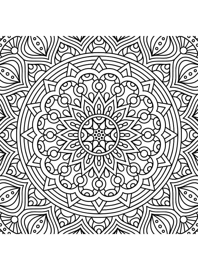 Refreshing Mandala - Colouring Book for Adults Book 3 - Image 5