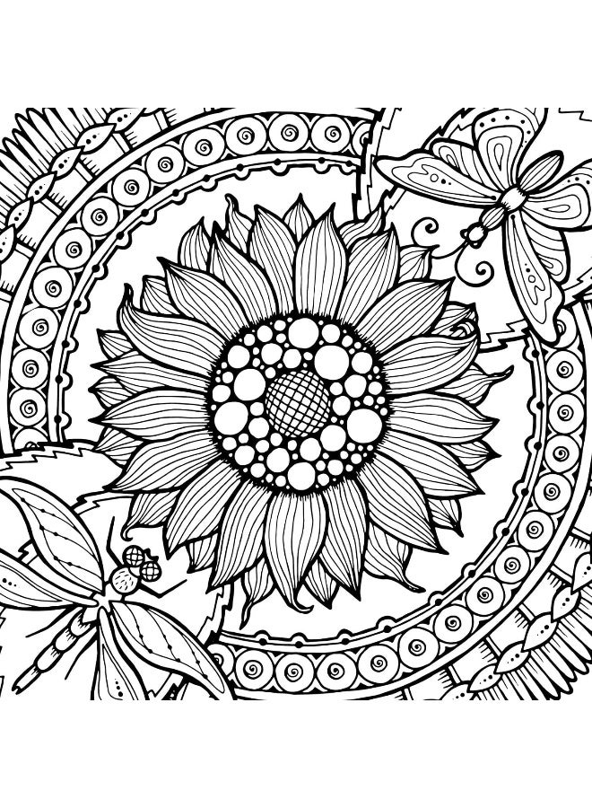 Refreshing Mandala - Colouring Book for Adults Book 3 - Image 4