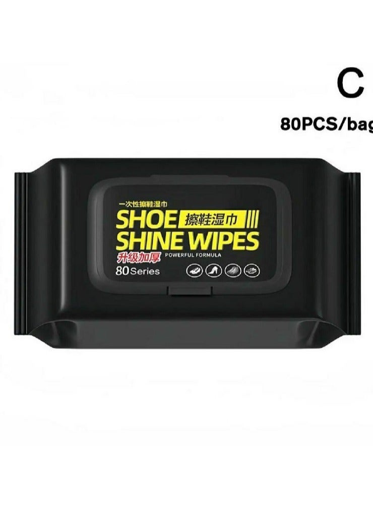 Shoe Cleaning Wipes - 80 Wipes Pack - Easy and Effective Cleaning for Your Shoes and Personal Items - Ex - Image 1