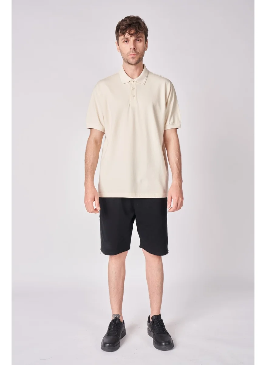 Defy'S Men's Cotton Polo Collar Short Sleeve T-Shirt