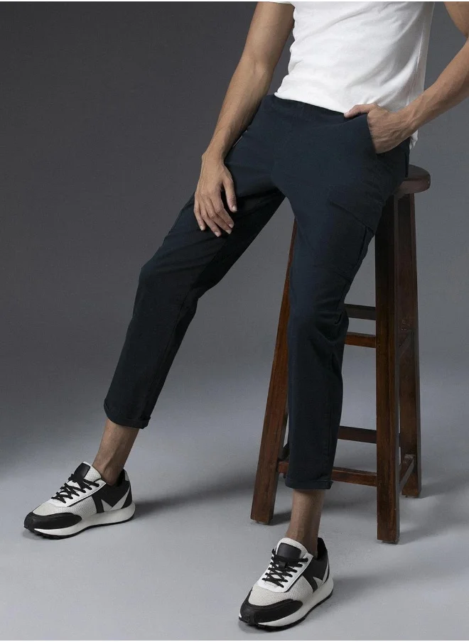 هاي ستار Men Navy Trousers